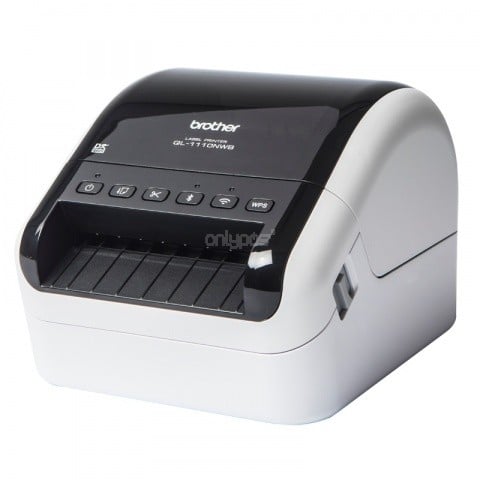 High-speed Brother QL-1110NWB label tape printer