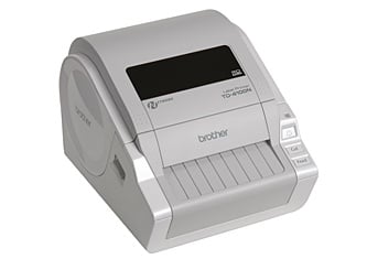 Label roll compatible with Brother TD4100N printer
