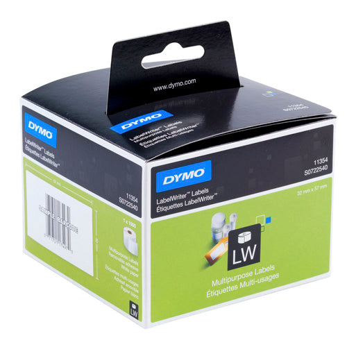 Dymo SD11354 S0722540 Multi Purpose Label - 57mm x 32mm - 1000 Labels