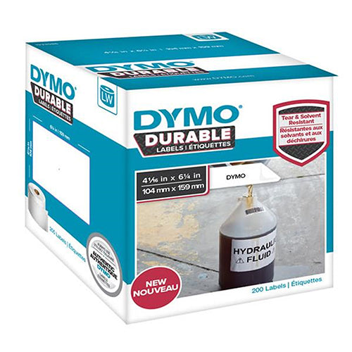 Dymo SD1933086 1933086 Durable Extra Large Shipping Label - 104mm x 159mm - 200 Labels