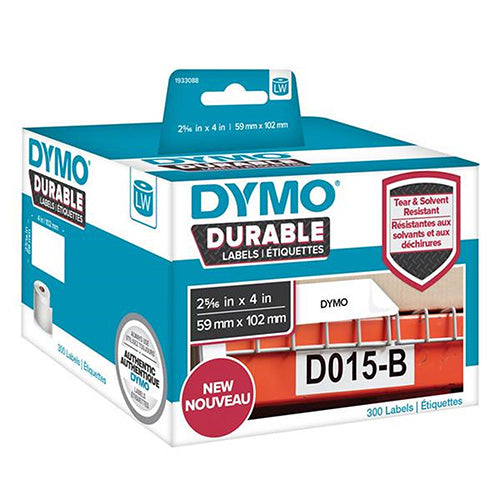 Dymo SD1933088 1933088 Durable Large Shipping Label - 59mm x 102mm - 300 Labels