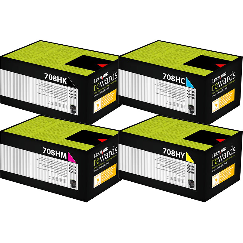 Lexmark 708HK/C/M/Y - Lexmark CS310 CS410 CS510