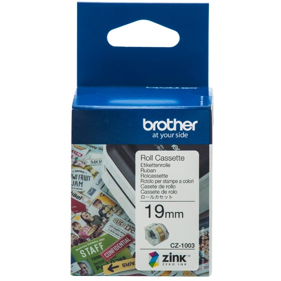 Brother CZ-1003 - 19mm x 5m - Continuous - Colour Label Roll Cassette