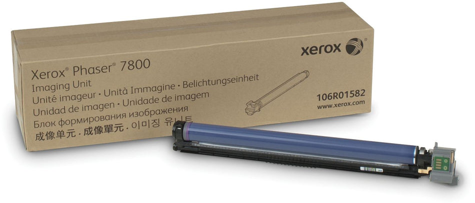 IMAGING UNIT UPTO 145000 PGS ONE REQUIRED FOR EACH COLOUR FOR PHASER 7800DN - 106R01582