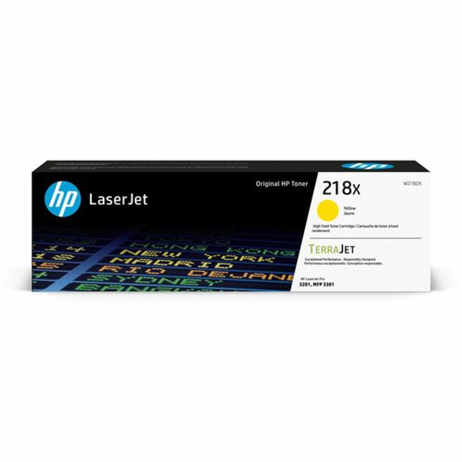 HP #218X Yellow Toner W2182X
