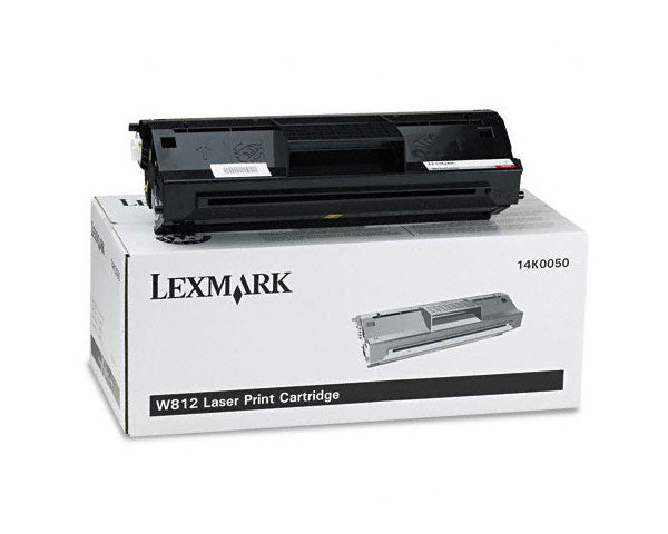 14K0050 BLACK TONER YIELD 12000 PAGES FOR OPTRA W812 - 14K0050