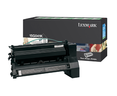 15G041K BLACK PREBATE TONER YIELD 6000 PAGES FOR C752 760 762 - 15G041K