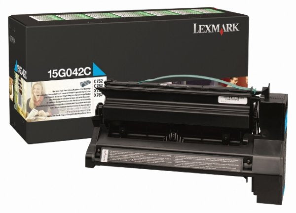 15G042C CYAN PREBATE TONER YIELD15000 PAGES FOR C752 760 762 - 15G042C