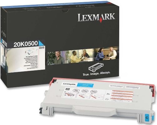 LEXMARK CYAN TONER YIELD 3000 PAGES FOR C510 - 20K0500