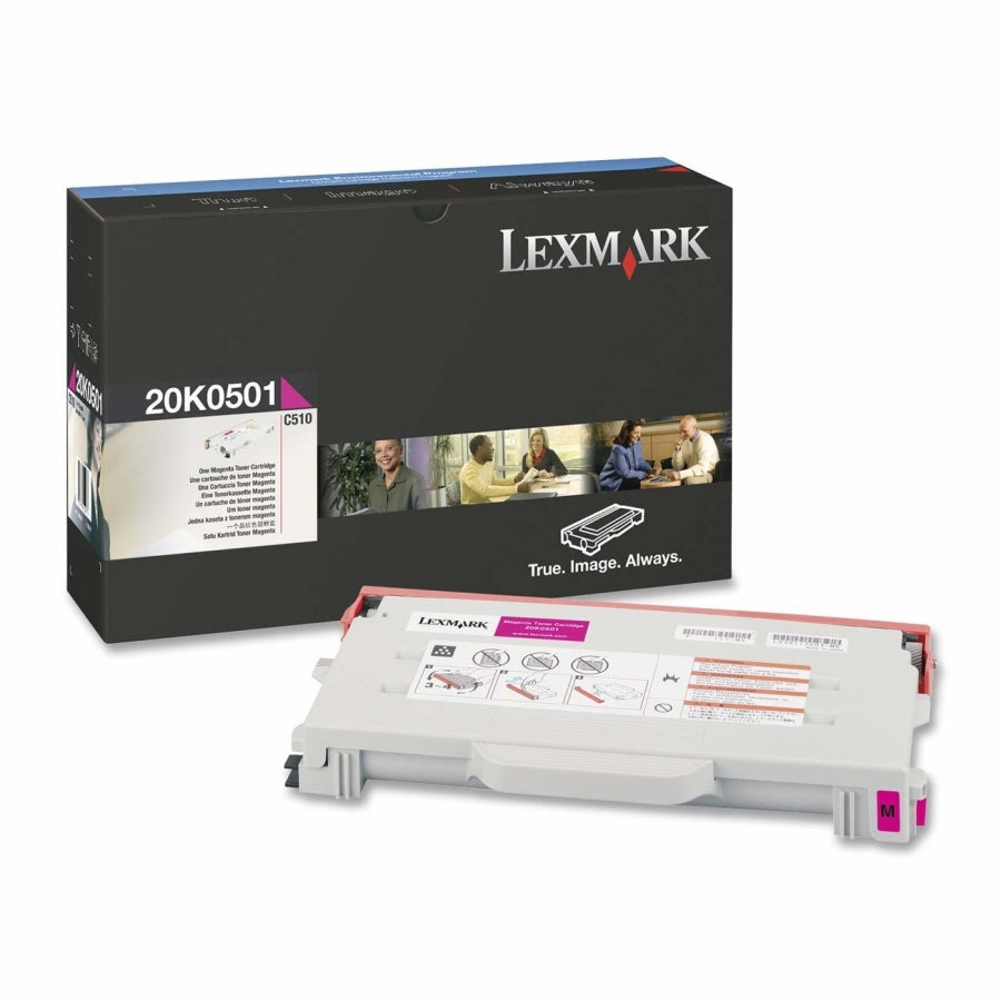 LEXMARK MAGENTA TONER YIELD 3000 PAGES FOR C510 - 20K0501