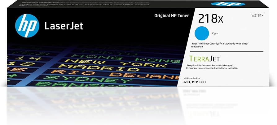 HP #218X Cyan Toner W2181X
