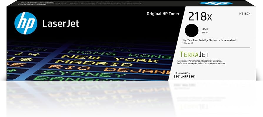 HP #218X Black Toner W2180X