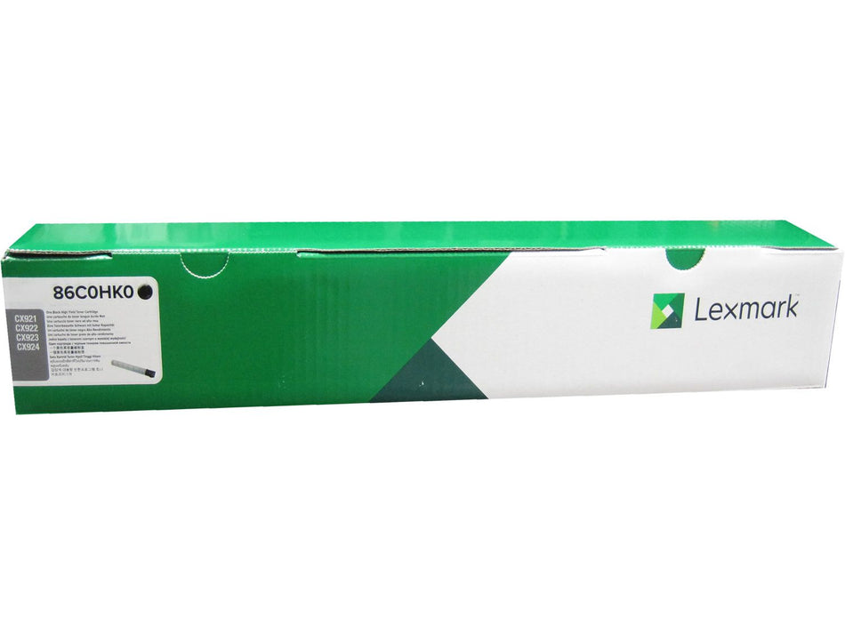LEXMARK 86C0HK0 BLACK HIGH YIELD TONER CARTRIDGE 34K FOR CX92X - 86C0HK0