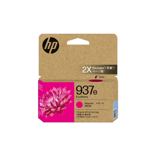 HP #937e Magenta Ink 4S6W7NA