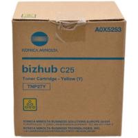 KONICA MINOLTA BIZHUB C25 TNP27 YELLOW TONER - 6K - A0X5-293