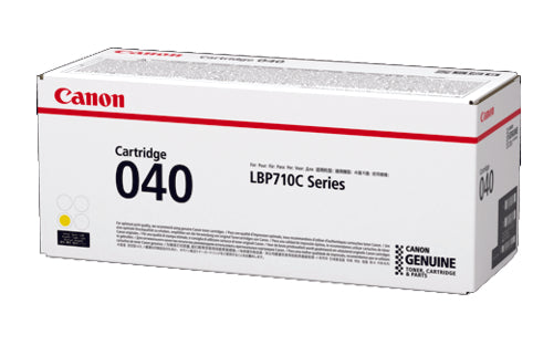 CANON CART040Y STD YELLOW TONER CARTRIDGE 5.4K TO SUIT LBP712CX - CART040Y