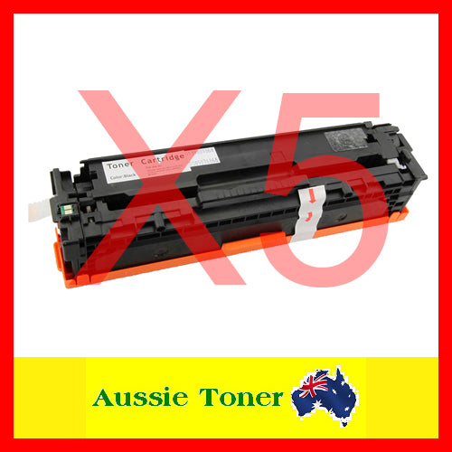 5-Pack Black Compatible Toner for Canon CART316BK CART-316BK for Canon LASER SHOT LBP5050N