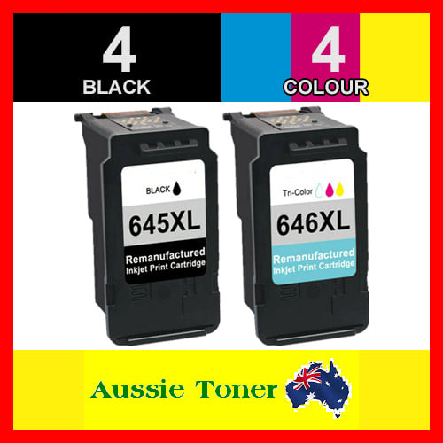8 Pack (4BK,4C) Compatible Ink Cartridge for Canon PG-645XL CL-646XL PG645XL CL646XL for Canon MG2460 MG2560 MG2960 MG2965 MG3060 MX496 TR4560 TR4660 TR4665 TS3160 TS3165 TS3166 TS3360 TS3365 TS3460 TS3465