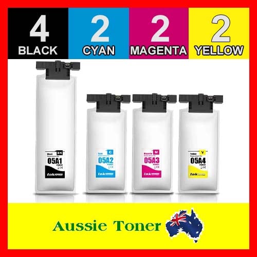 10 Pack (4BK,2C,2M,2Y) Compatible Ink Cartridge for Epson T05A1 T05A2 T05A3 T05A4 C13T05A100 C13T05A200 C13T05A300 C13T05A400 for Epson WorkForce Pro WF-C878R WF-C879R