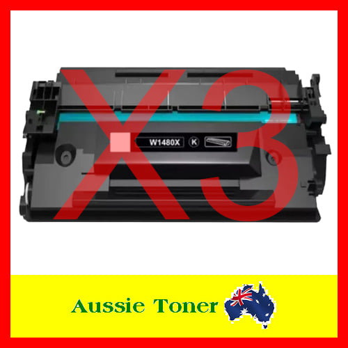 3 Pack W1480X 148X Compatible Toner Cartridge for HP LaserJet Pro 4001 4001dn 4001dw MFP 4101 MFP 4101fdn MFP 4101fdw
