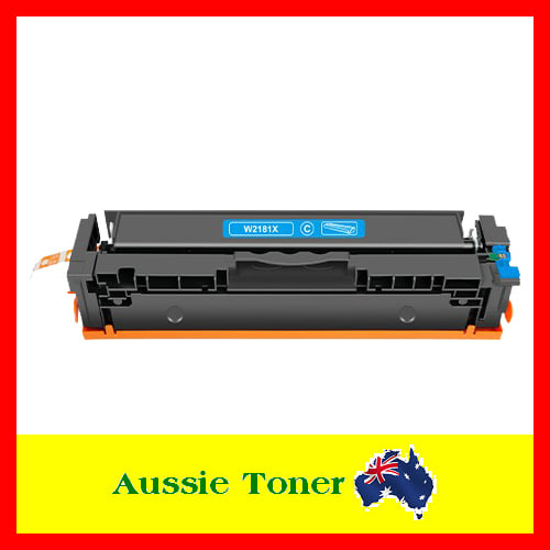 Cyan W2181X 218X Compatible Toner Cartridge for HP Pro 3201 3201dw MFP 3301 3301fdw 3301sdw 3301cdw