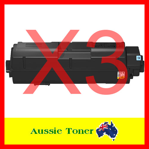 3 Packs TK1264 TK-1264 Non-Genuine Toner for Kyocera PA4000x PA4000wx