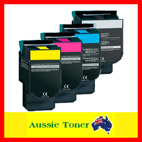 A Set BCMY Compatible Toner for Lexmark 74C6SC0 74C6SK0 74C6SM0 74C6SY0 for Lexmark CS725 CS725de CX725 CX725dhe