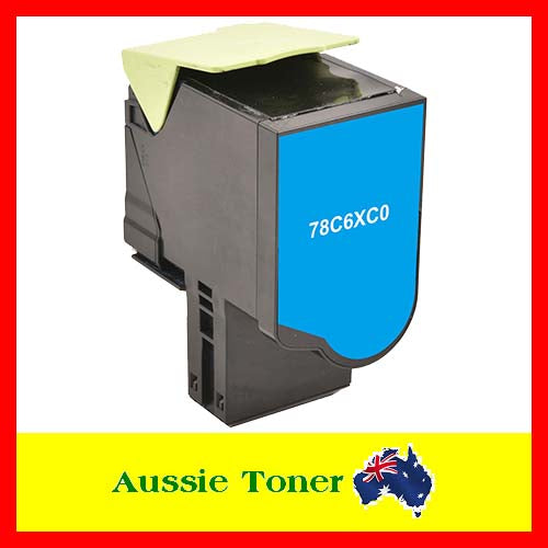 Cyan Compatible Toner for Lexmark 78C6XCE for Lexmark CS521 CS521dn CS622 CS622de CX522 CX522ade CX622 CX622ade CX625 CX625adhe