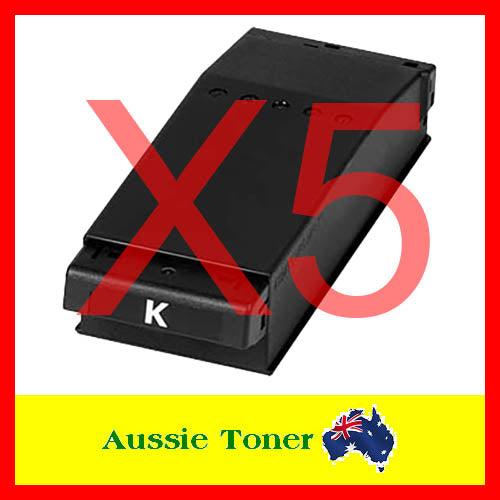 5-Pack Black Compatible Toner for OKI YA8001-1088G036 for OKI C650 C650dn