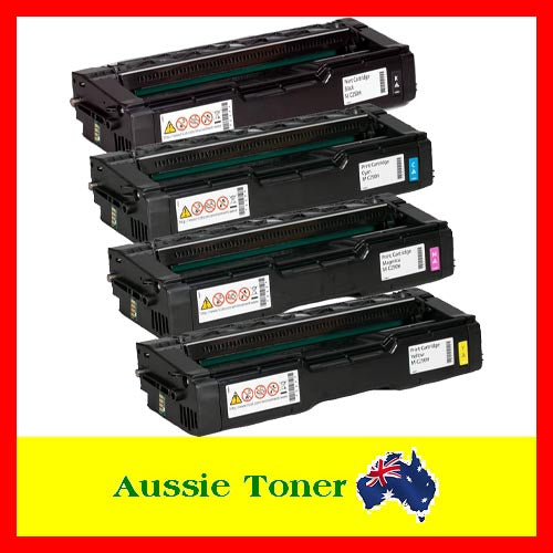 A Set BCMY Compatible Toner for Ricoh 408344 408345 408346 408347 for Ricoh M C250FW P C301W