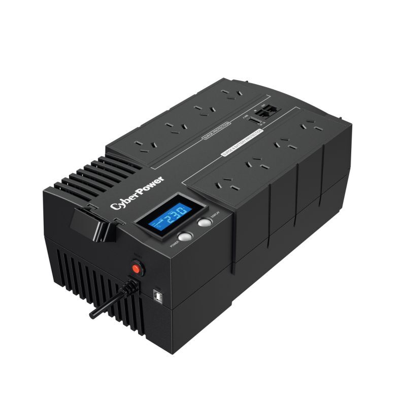 CyberPower BR850ELCD Eco-Friendly 850VA UPS with LCD Display and Surge Protection