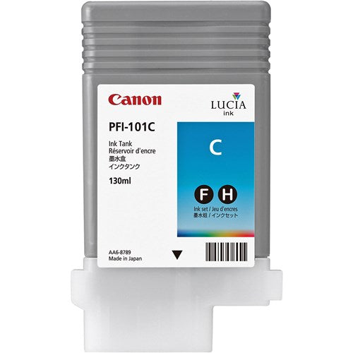CYAN INK TANK 130ML FOR CANON IPF 6100 5100 5000 - PFI-101C
