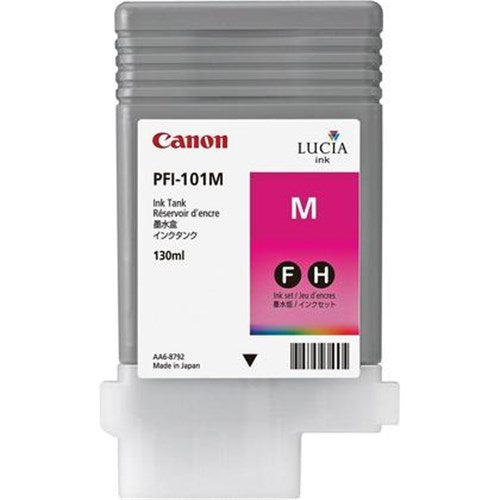 MAGENTA INK TANK 130ML FOR CANON IPF6100 5100 5000 - PFI-101M