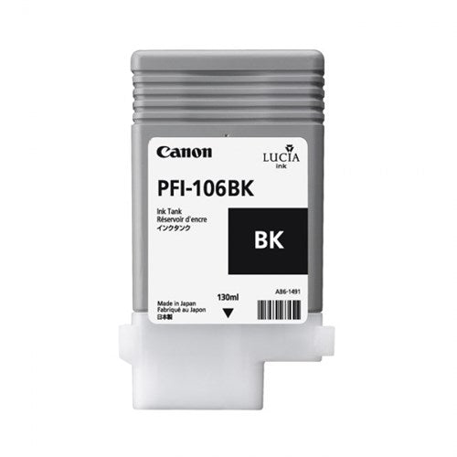 PFI-106BK LUCIA EX BLACK INK F OR IPF6300IPF6300SIPF6350IP - PFI-106BK