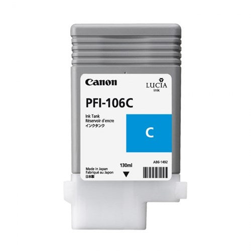 PFI-106C LUCIA EX CYAN INK FOR IPF6300IPF6300SIPF6350IPF6 - PFI-106C