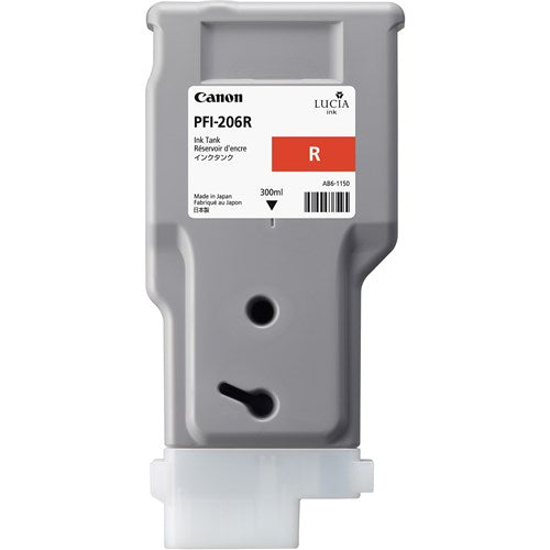 PFI-206R LUCIA EX RED INK FOR IPF6400 6450 - 300ML - PFI-206R