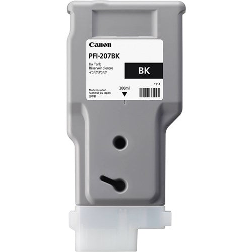 PFI-207BK BLACK INK - 300ML - PFI-207BK