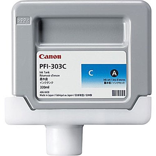 CYAN INK 330ML FOR IPF810 820 - PFI-303C