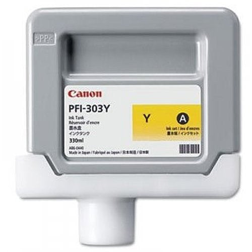 YELLOW INK TANK 330ML FOR IPF810 820 - PFI-303Y