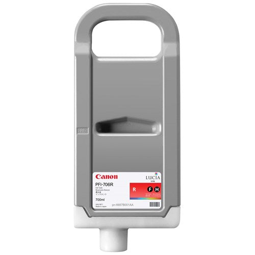 PFI-706R LUCIA EX RED INK FOR IPF8300 IPF8400- 700ML - PFI-706R
