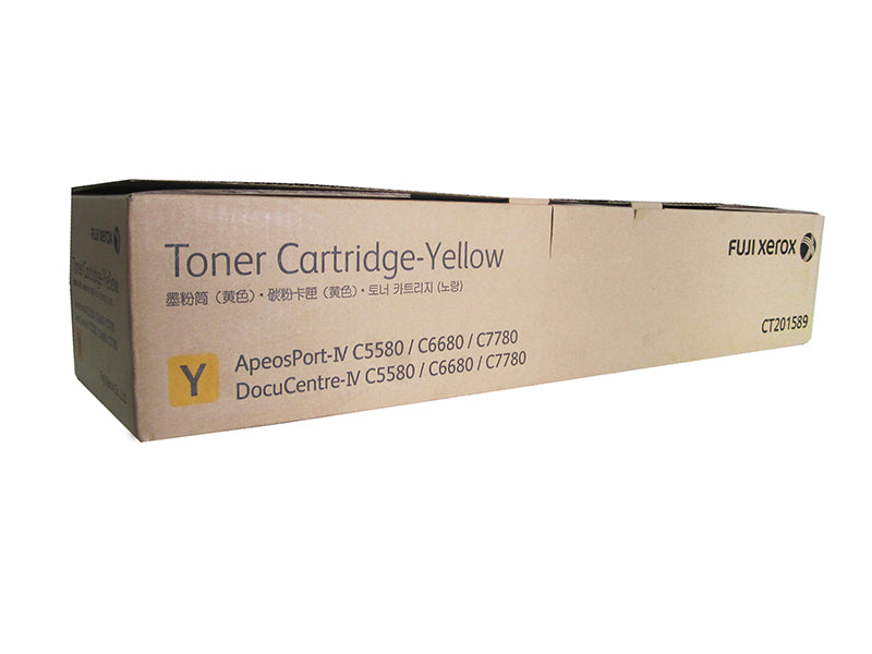 FUJI XEROX DOCUCENTRE IV C5580 C6680 C7780 YELLOW 31700 PAGES TONER CARTRIDGE - CT201589