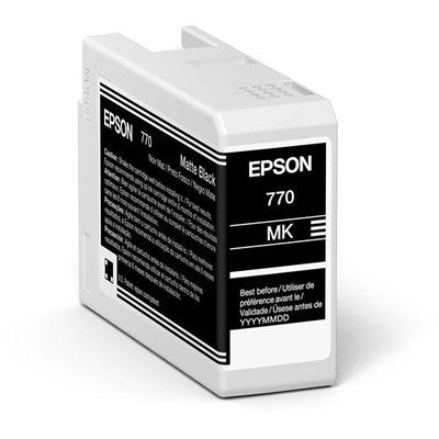 EPSON ULTRACHROME PRO10 INK SURECOLOR SC-P706 MATTE BLACK INK CART repEPC13T46S80N - C13T46S800
