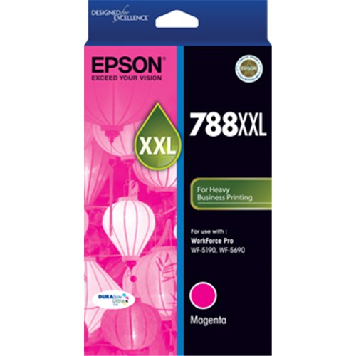 788XXL MAGENTA HIGH CAPACITY 4K PAGES SUITS WF-5190 WF-5690 - C13T788392