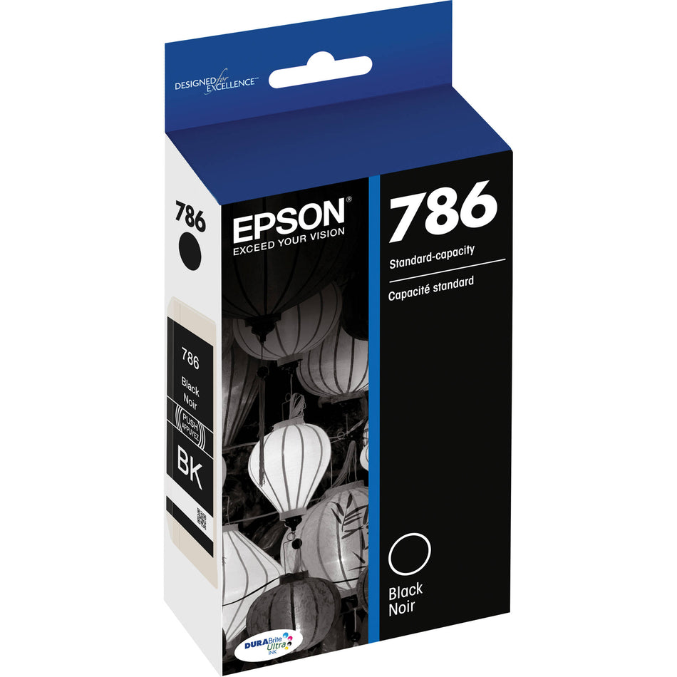 EPSON 786 BLACK INK CART FOR WORKFORCE PRO WF-4640 WF-4630 - C13T786192