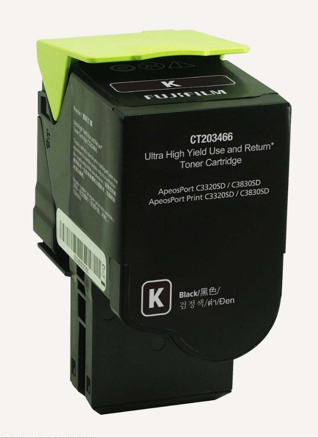 BLACK ULTRA HI YLD USE AND RET URN TONER CART 10.5K FOR APC38 30 APPC3830 APC3320 APPC3320 - CT203466