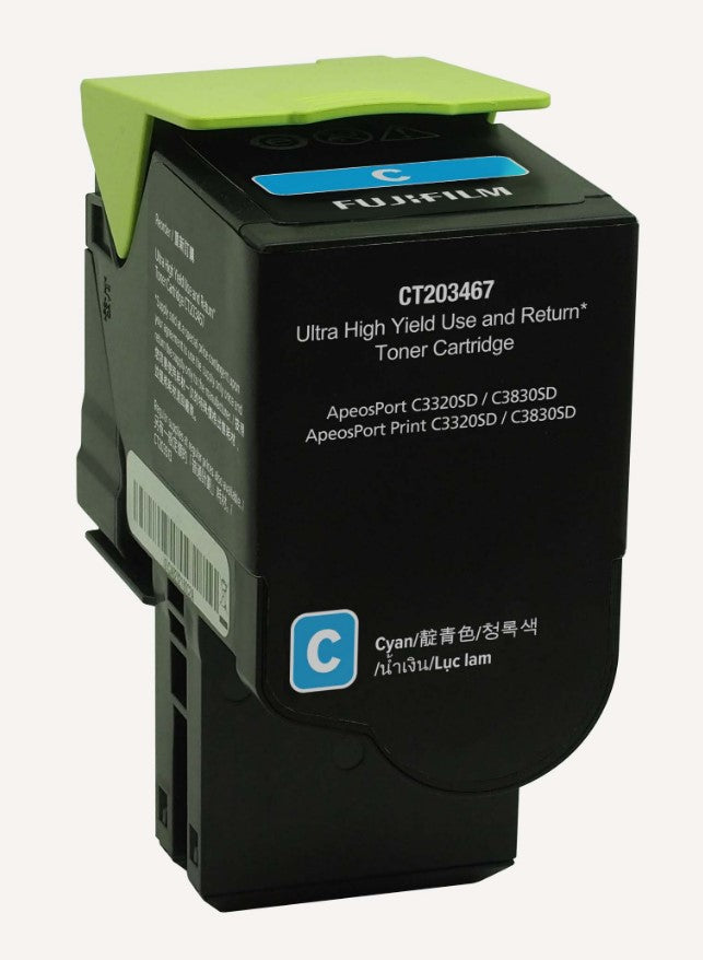CYAN ULTRA HI YLD USE & RETURN TONER CART 7K FOR APC3830 APPC3830 APC3320 APPC3320 - CT203467
