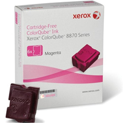MAGENTA INK STICKS 16.7K 6PK COLORQUBE 8870/8880 - 108R00986