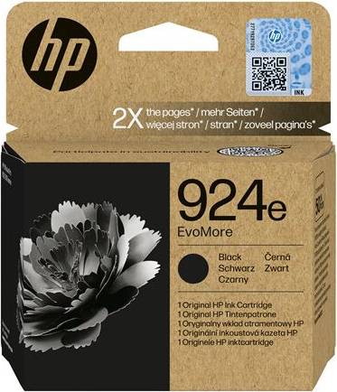 HP #924e Black Ink 4K0V0NA
