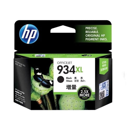 HP 934XL BLACK INK CARTRIDGE FOR OJ PRO 6230/6830 -1000 PAGE YIELD - C2P23AA