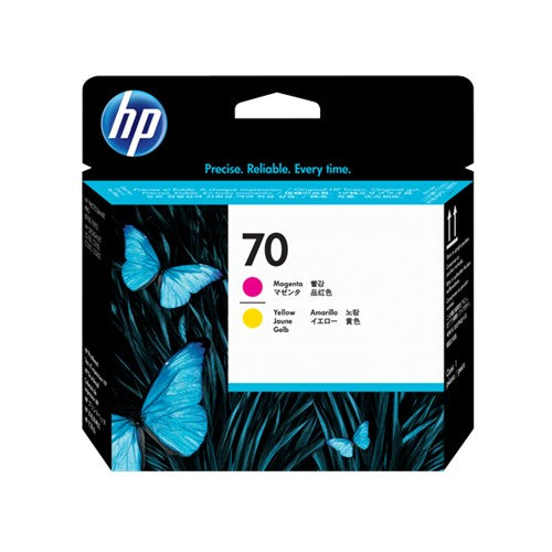 HP 70 MAGENTA AND YELLOW PRINTHEAD C9406A FOR DJ Z2100 Z3100 Z3200 - C9406A